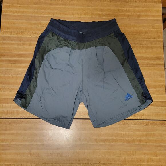 Adidas Men's M7 Running Shorts, Gray & Navy, Size Medium Lightweight Athletic - Picture 4 of 8